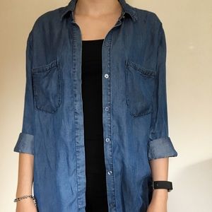Pretty Forever 21 chambray button up!